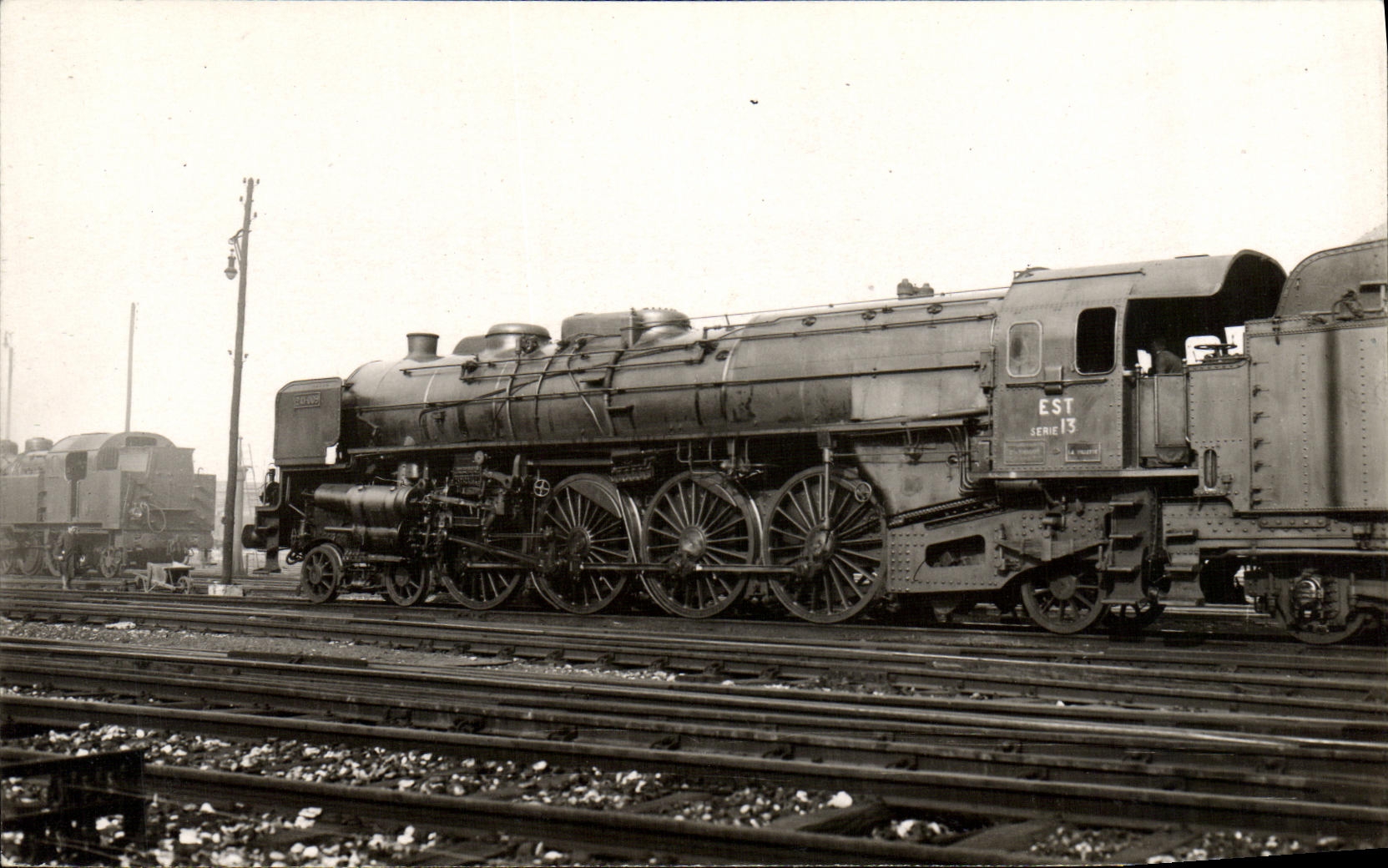 CPA Train Locomotive MAchine 241009 a surchauffeur DM