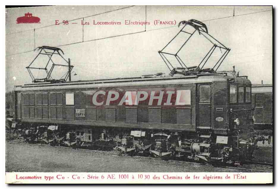 CPA Train Locomotive Type Co SErie 6 AE