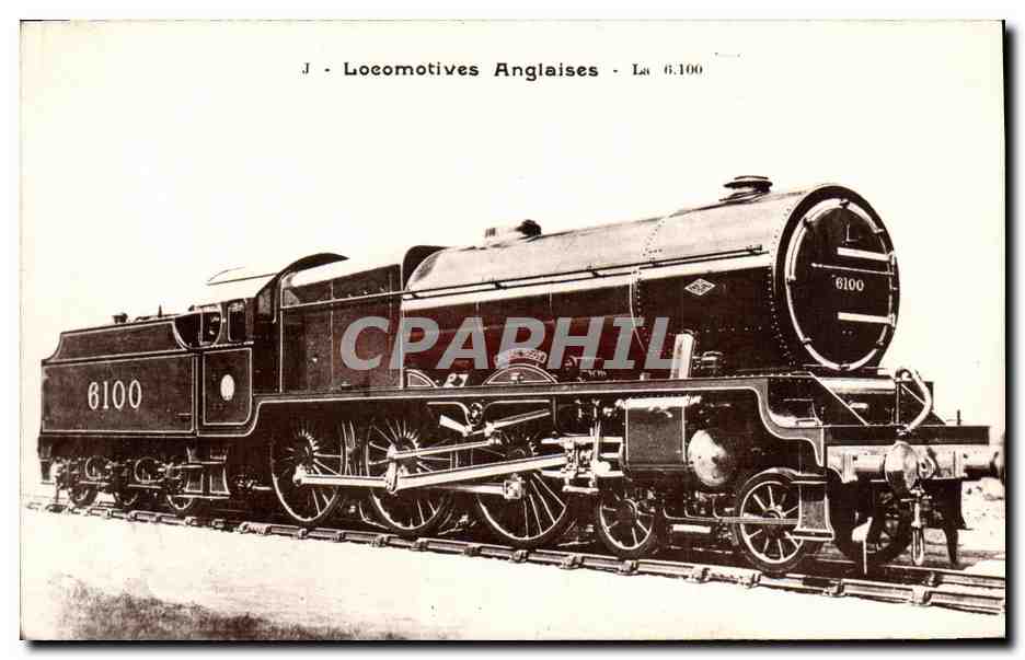 CPA Train Locomotive anglaise 
