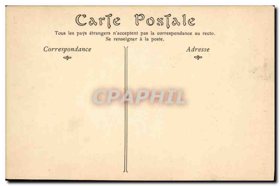 CPA Timgad Fontaine du Manneken Pis  — Verso