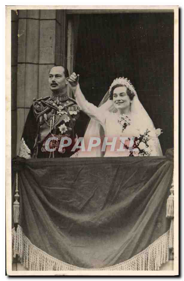 Le Duc et la Duchesse de Gloucester — après leur mariage — Tuck's Post Card n°3984