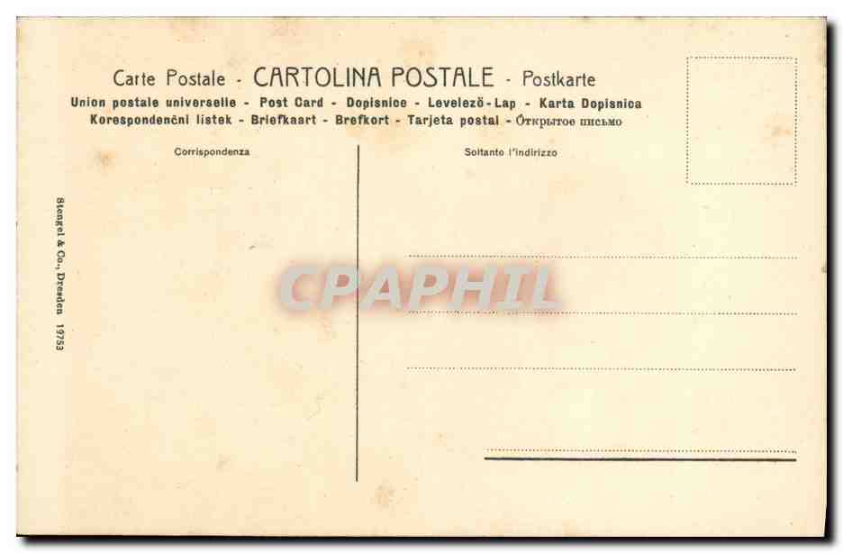 La Cuba — Porte de Palerme — Blemmel & Cie, Dresde — Verso