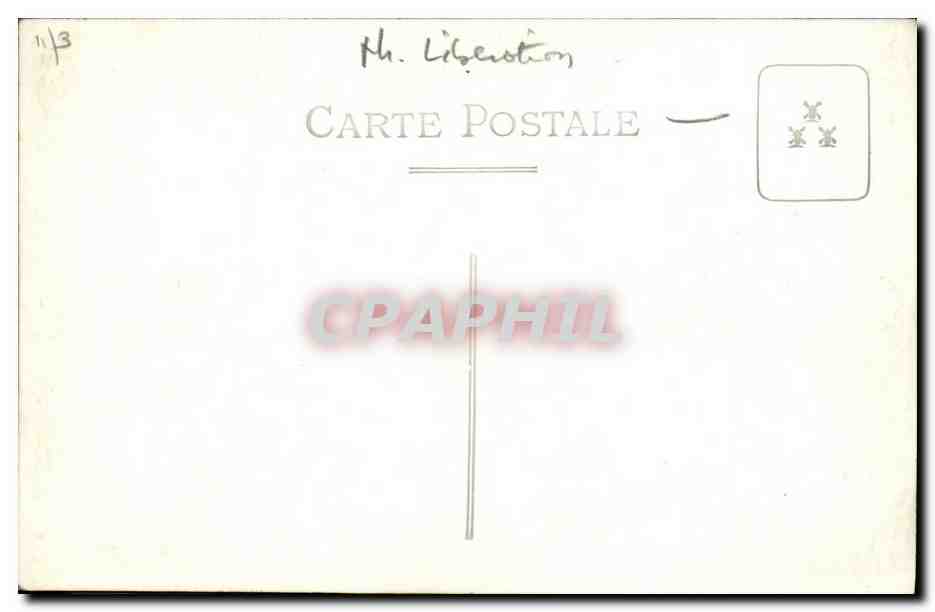 CPM Militaria 2eme guerre mondiale Liberation  — Rückseite