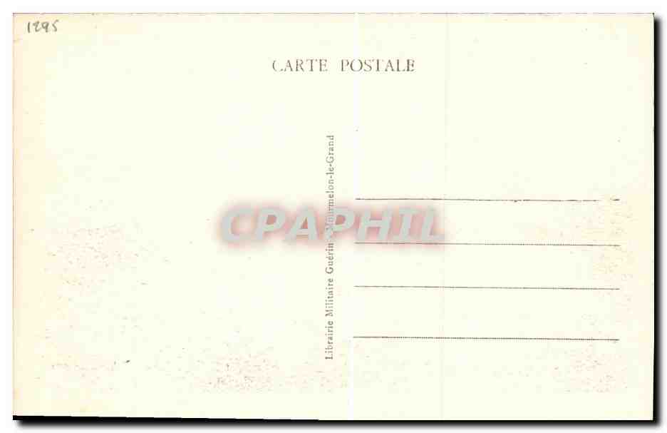 CPM Militaria 2eme guerre mondiale Autoc chenilles attendant les ordres — Rückseite
