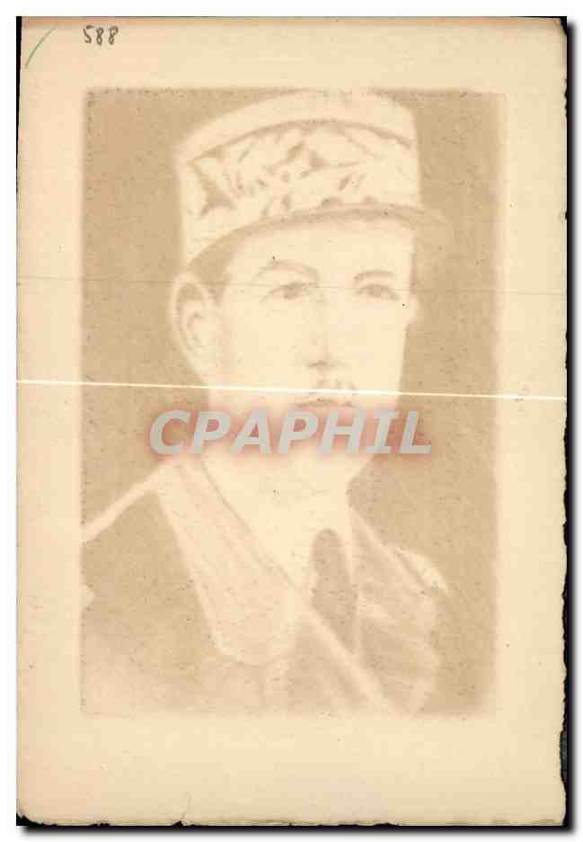 Gravure General de Gaulle 1945 Militaria 2eme guerre mondiale  — Rückseite