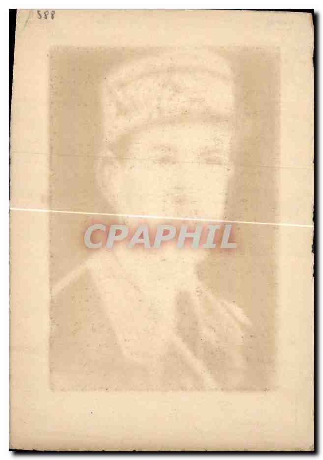 Gravure General de Gaulle 1945 Militaria 2eme guerre mondiale  — Verso
