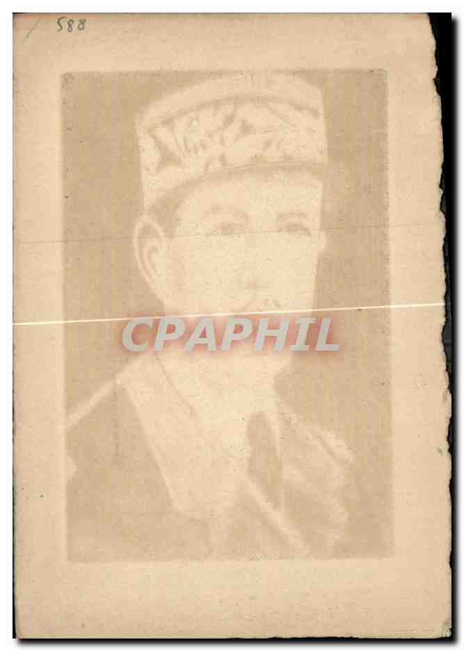 Gravure General de Gaulle 1945 Militaria 2eme guerre mondiale  — Rückseite