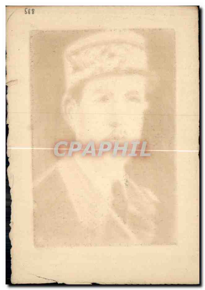 Gravure General de Gaulle 1945 Militaria 2eme guerre mondiale  — Verso