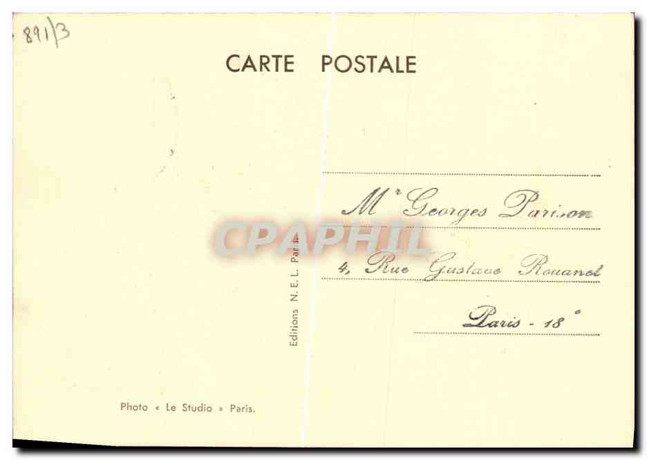 Carte Maximum Militaria 2eme guerre mondiale General Leclerc Marechal de France  — Back