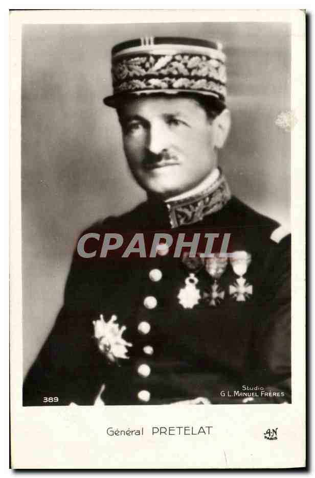 CPM Militaria 2eme guerre mondiale General Pretelat
