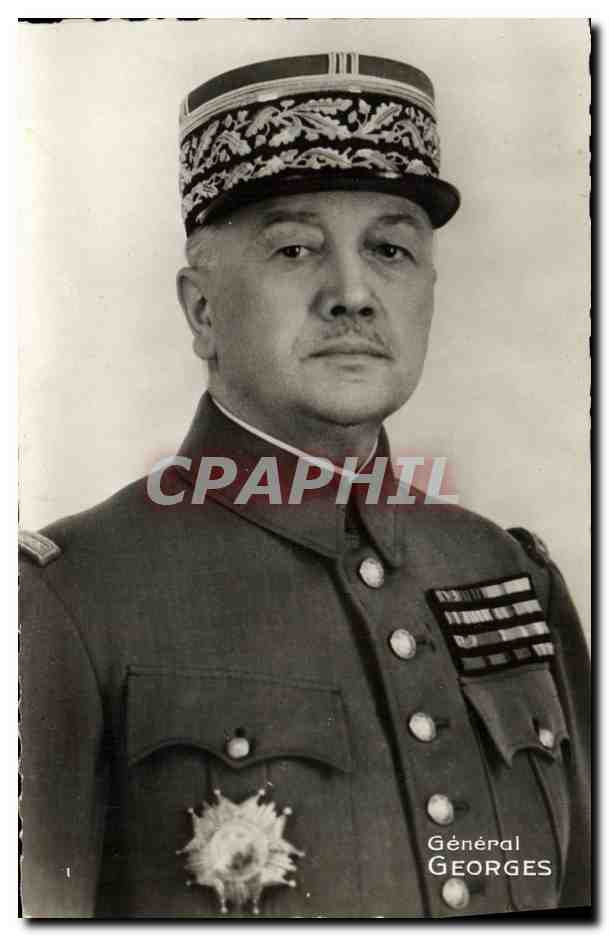 CPM Militaria 2eme guerre mondiale General Georges