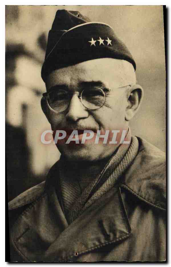 CPM Militaria 2eme guerre mondiale General Bradley