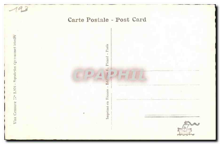 CPA General Gamelin Militaria  — Rückseite