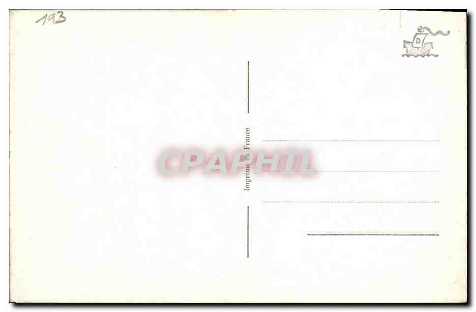 CPA General Vuillemin Commandant en chef des forces aeriennes Militaria  — Rückseite