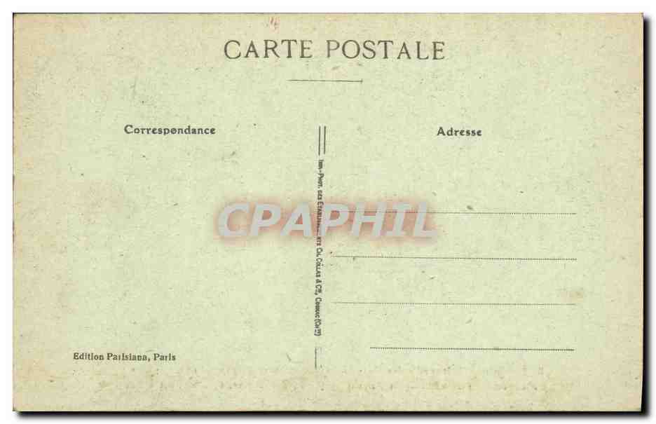 Salonique — Incendie des 18-19-20 Août 1917 — Rue Franque, Poste Anglaise — Back