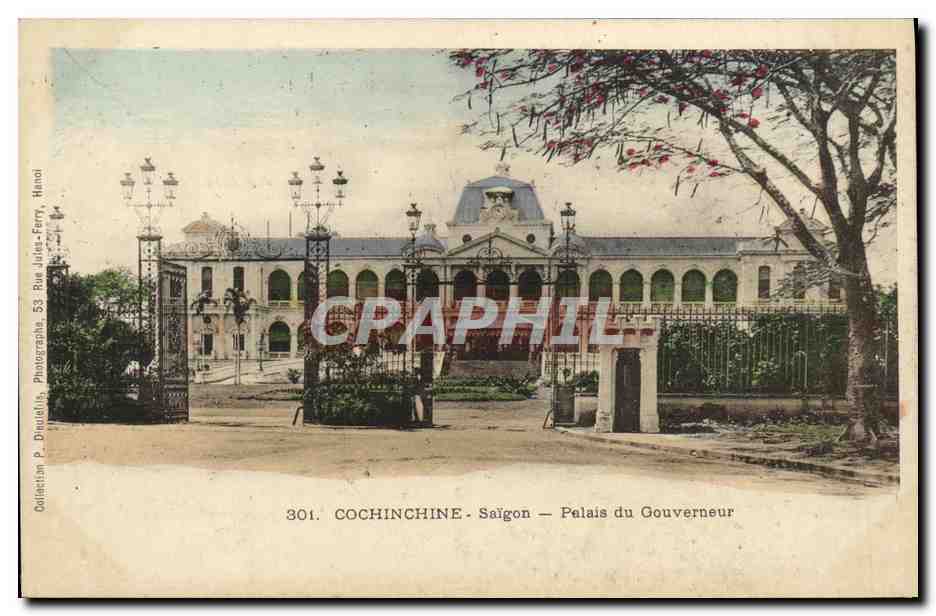 Palais du Gouverneur — Saïgon — Cochinchine — Ollivier P. Breuil & Cie, 301