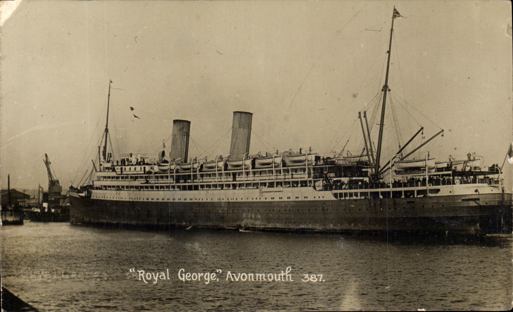 CPA Bateau Royal George Avonmouth 