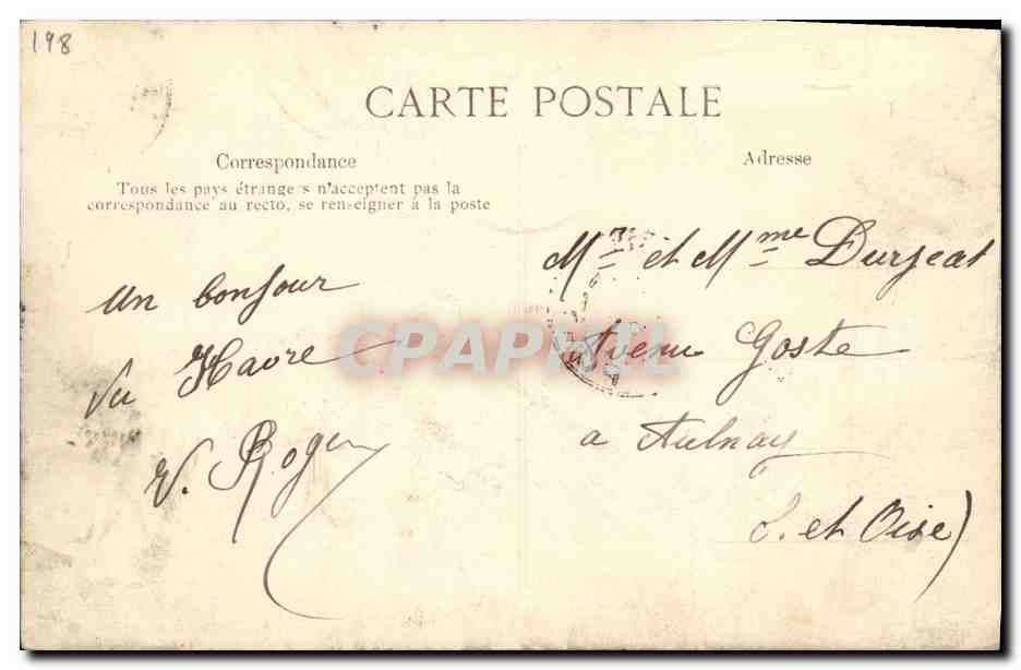 Le Havre — "La Savoie" en cale sèche — éditeur inconnu, n°21 — Verso