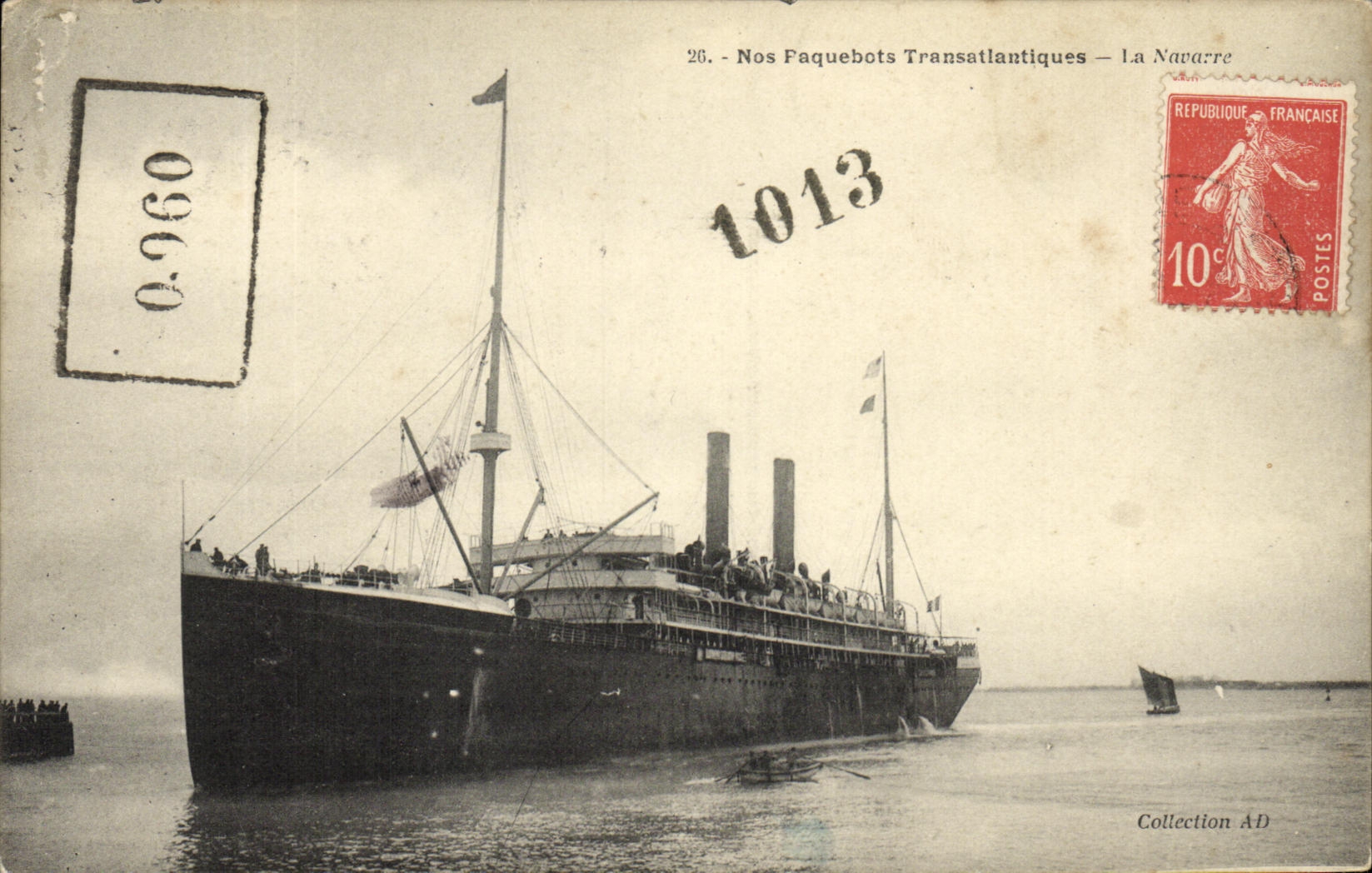 La Navarre — Nos Paquebots Transatlantiques — Collection AD
