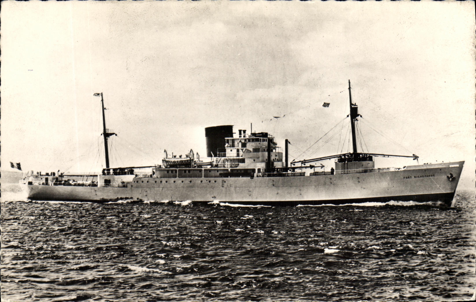 Fort Richepanse — Cargo ship — Compagnie Générale Transatlantique