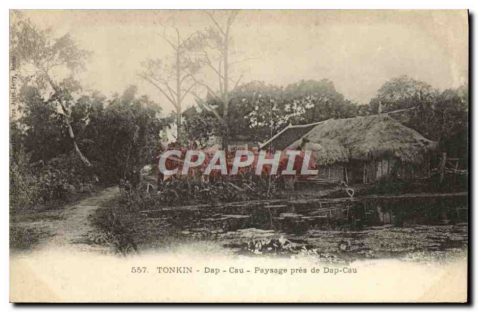 CPA Tonkin Dap Cau Paysage pres de Dap Cau