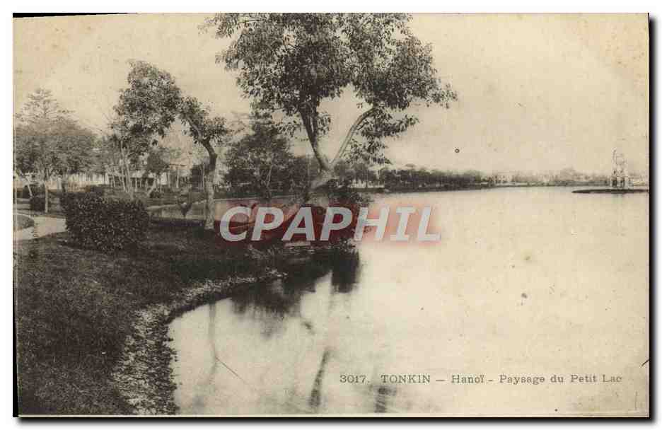 CPA Tonkin Hanoi Paysage du Petit Lac 