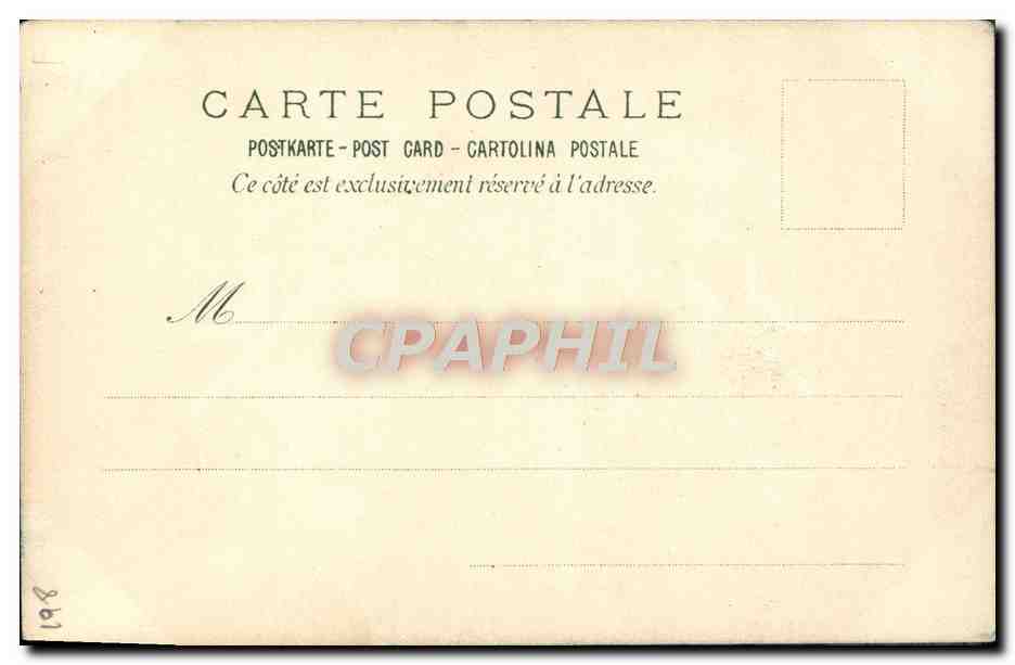 CPA Bateau Voilier  — Verso