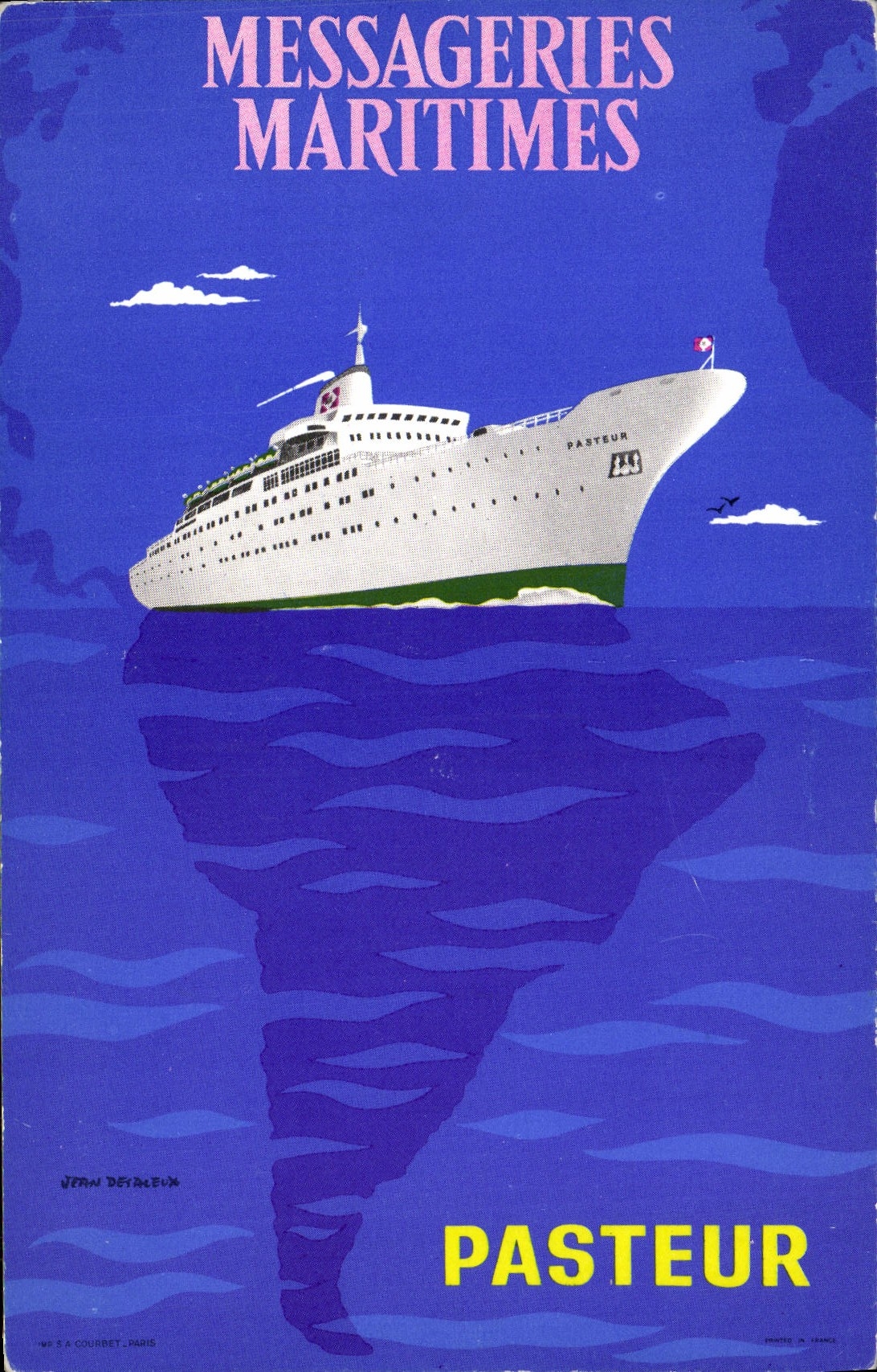 CPA Bateau Messageries Maritimes Pasteur 