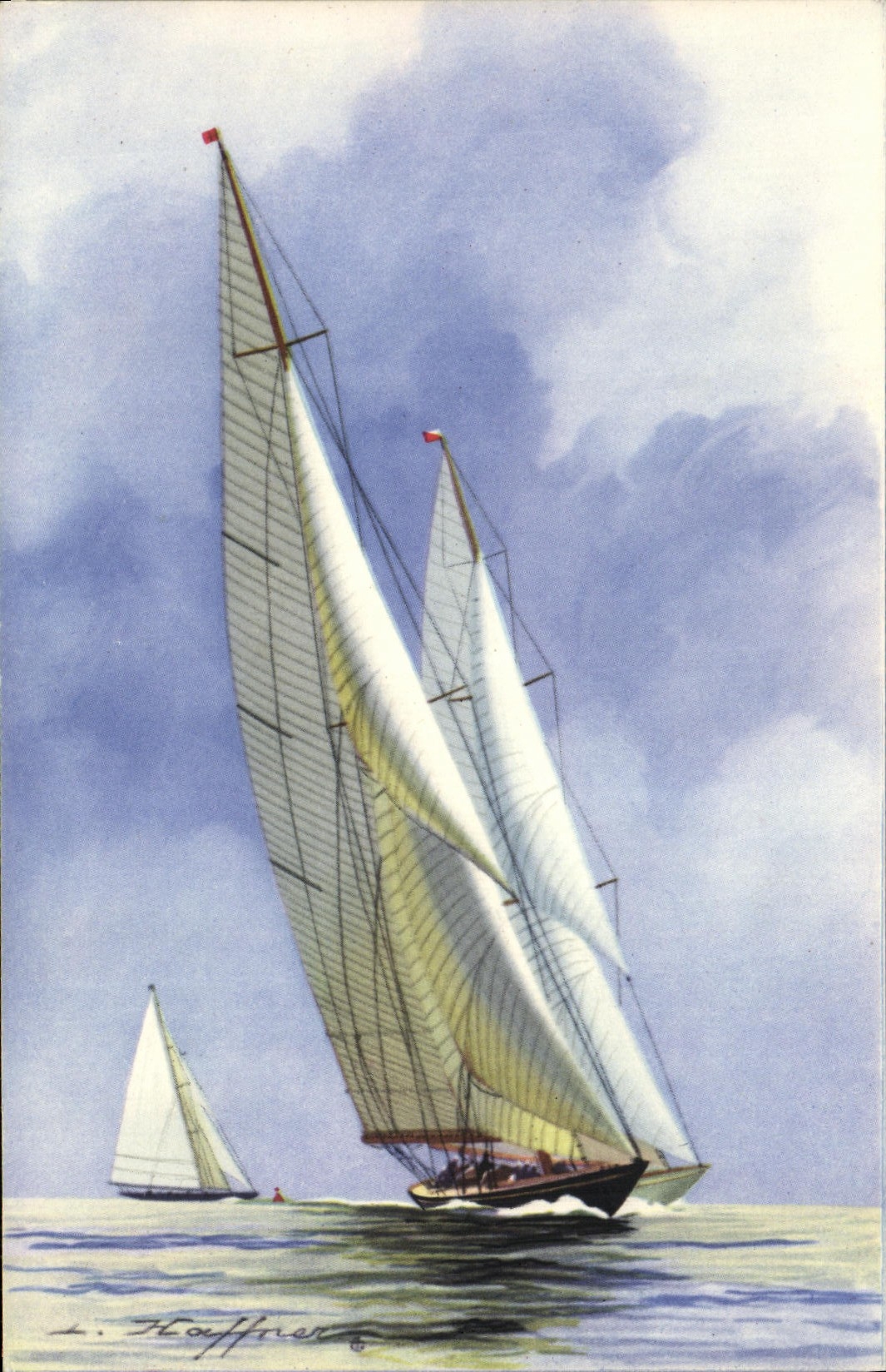 Yachten der Grand Class "au plus près" — Sammlung der Seefahrtsgesellschaft — E.A.E.C. Paris