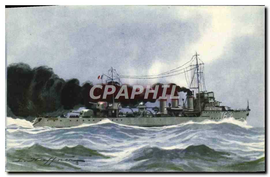 CPA Bateau Torpilleur Haffner