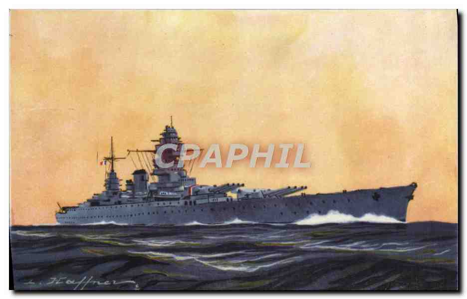 CPA Bateau Haffner Cuirasse Dunkerque