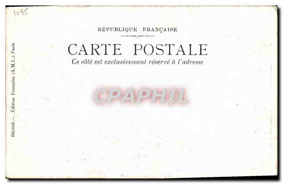 CPA Concert Patriotique Francais La Marseillaise  — Rückseite