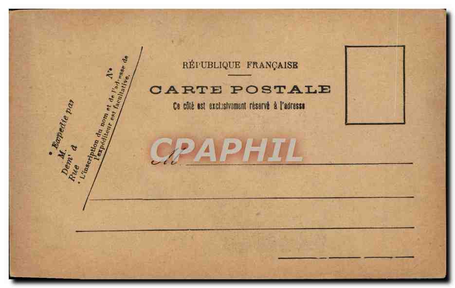 CPA M Emile Loubet President de la Republique francaise  — Rückseite