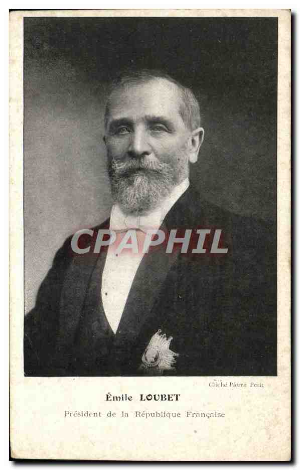 CPA Emile Loubet President de la Republique Francaise