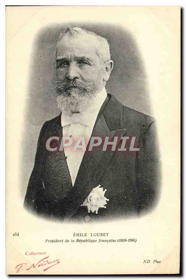 CPA Emile Loubet President de la Republique Francaise 
