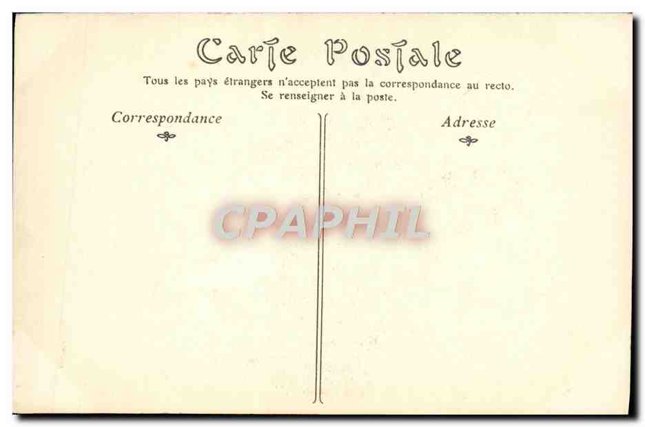CPA Emile Loubet President de la Republique Francaise  — Rückseite