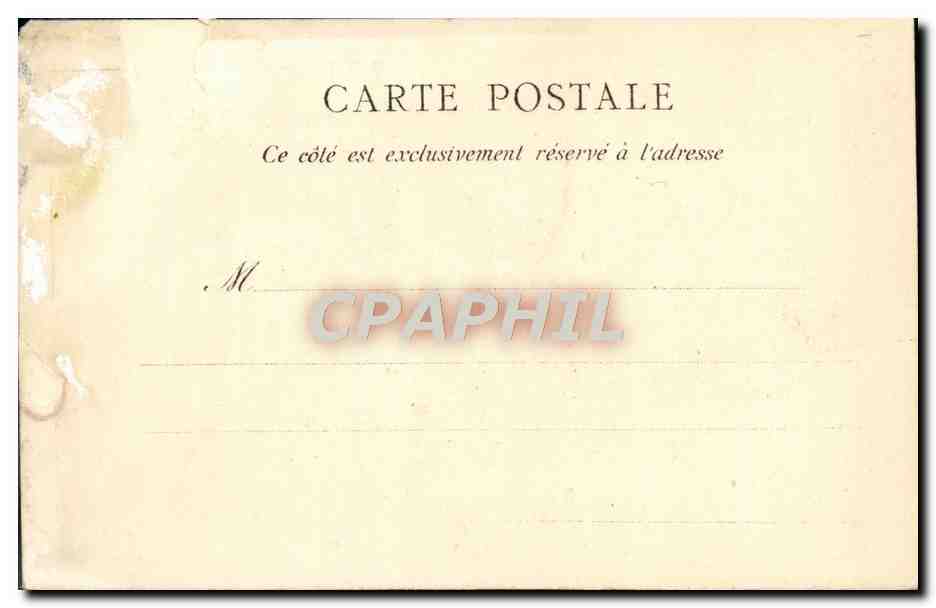 CPA Emile Loubet President de la Republique Francaise  — Rückseite