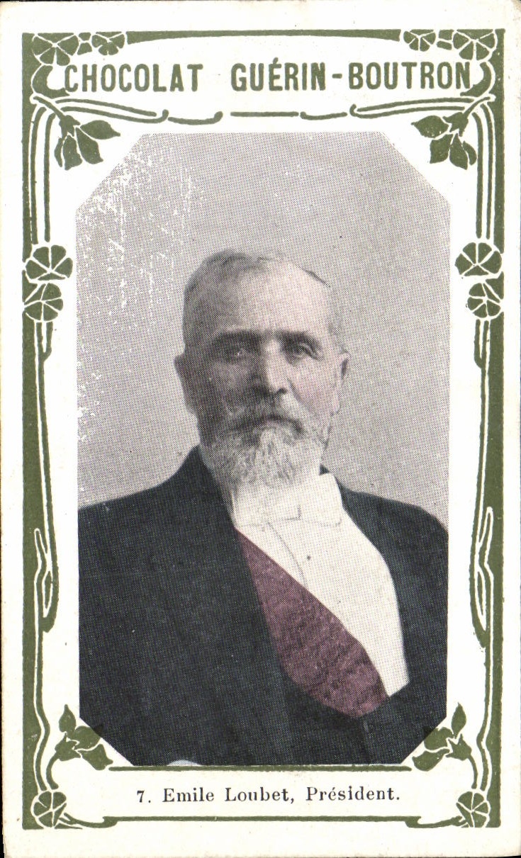 Chromo Emile Loubet President de la Republique Guerin Boutron 
