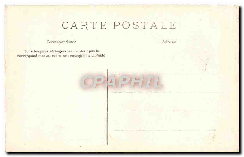 CPA M Fallieres President de la Republique  — Rückseite
