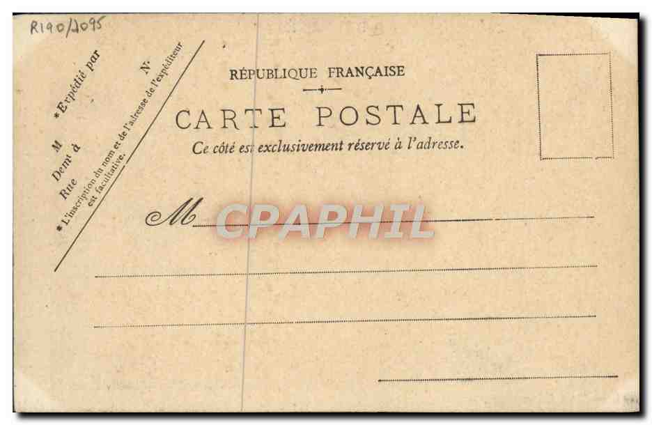 CPA Les exiles Paul Deroulede Si le vent porte ils m'entendront — Back