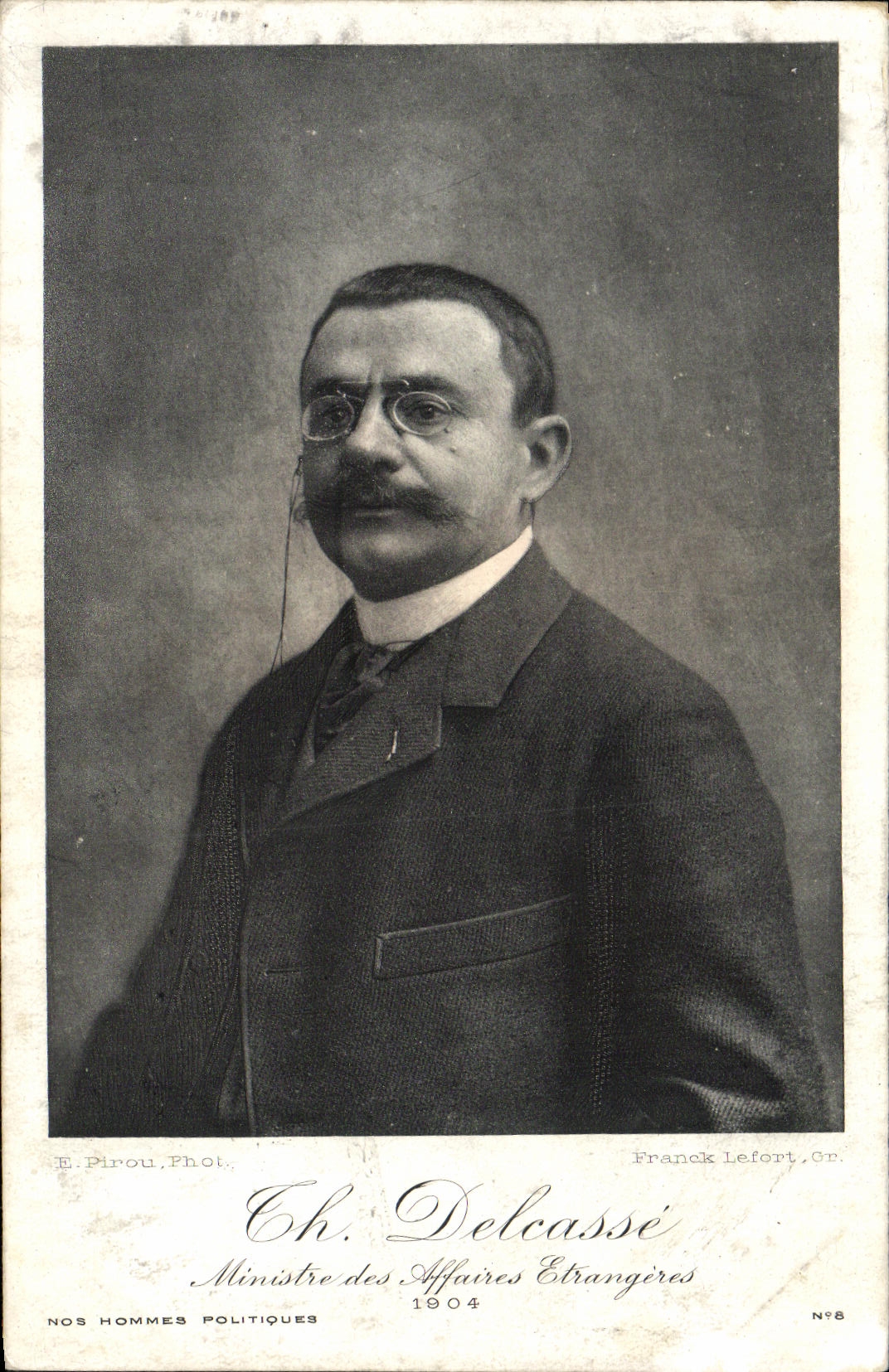 CPA Th Delcasse Minsitre des Affaires Etrangeres 1904