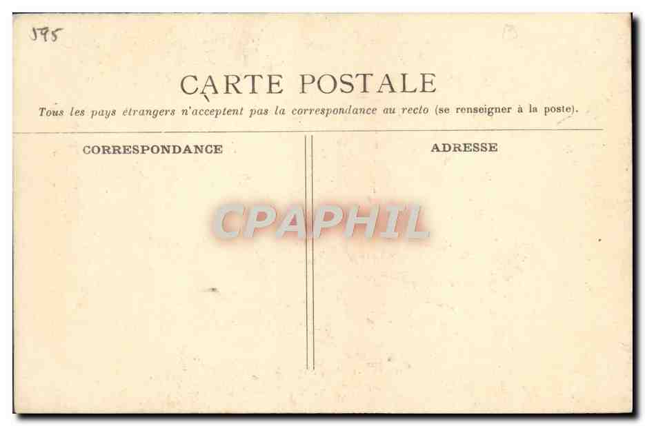 CPA Th Delcasse Minsitre des Affaires Etrangeres 1904 — Verso
