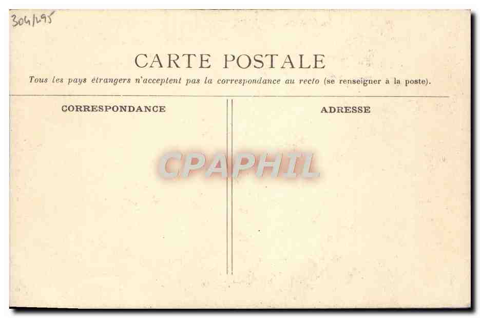 CPA Maurice Rouvier Ministre des finances 1904 — Rückseite