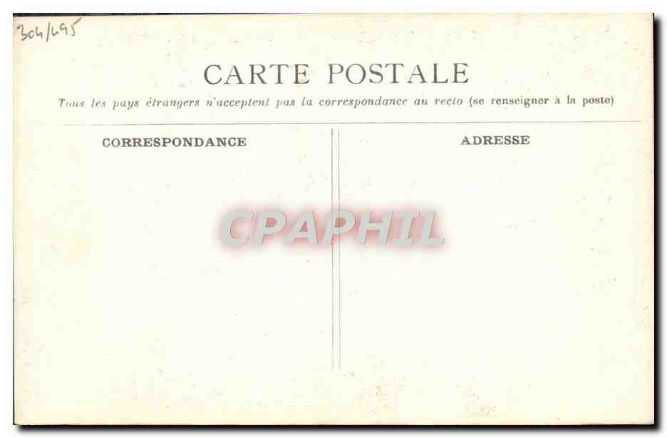 CPA E Valle Ministre de la culture 1904 — Rückseite