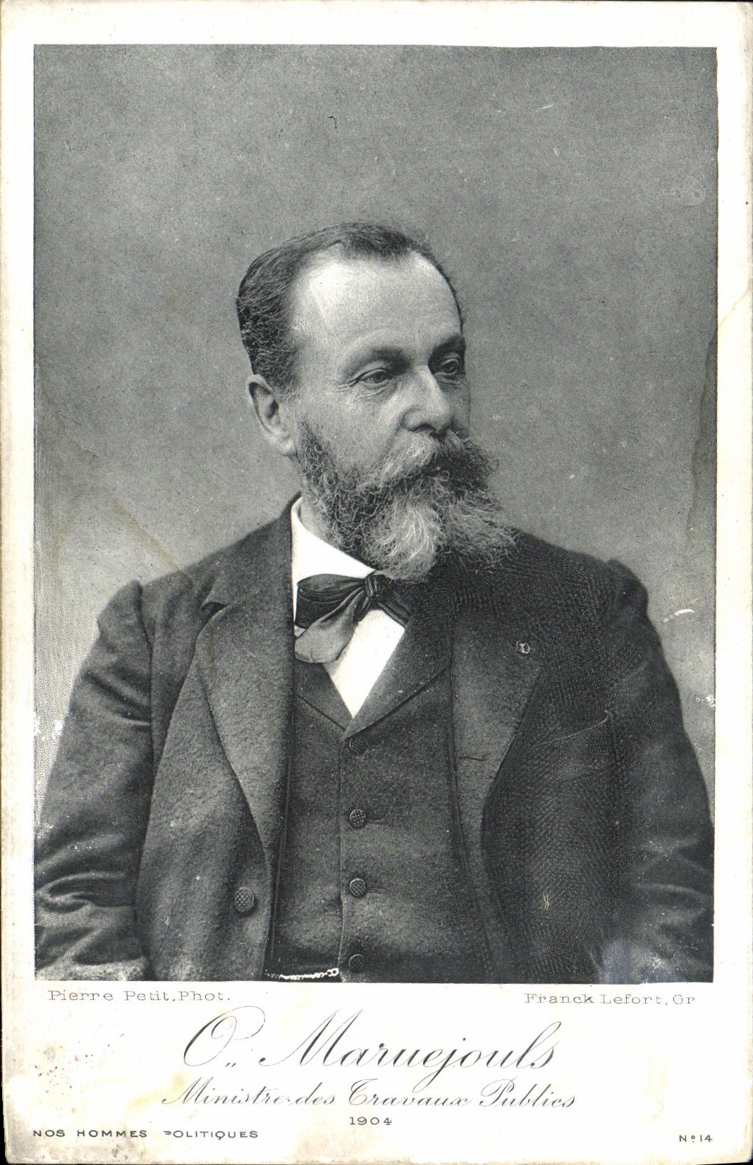 CPA Maruejouls Ministre des Travaux publics 1904