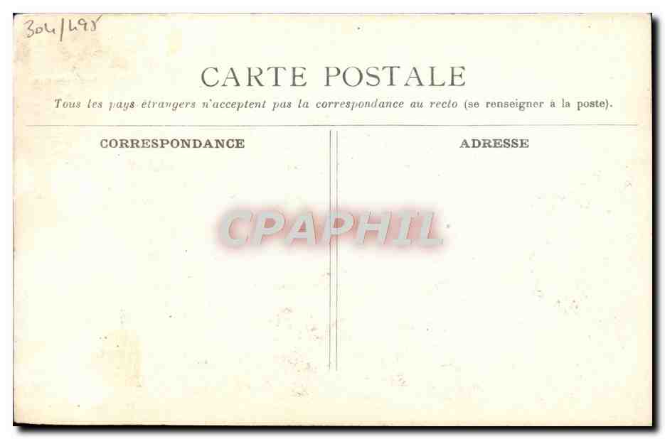 CPA Maruejouls Ministre des Travaux publics 1904 — Rückseite