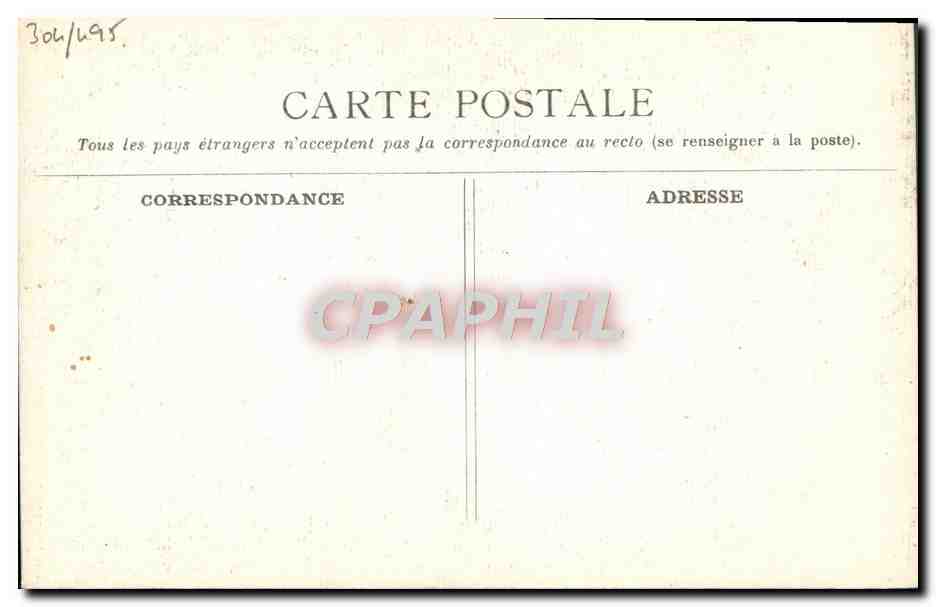 CPA Trouillet Ministre du commerce de l'industrie des Postes et Telegraphes — Rückseite