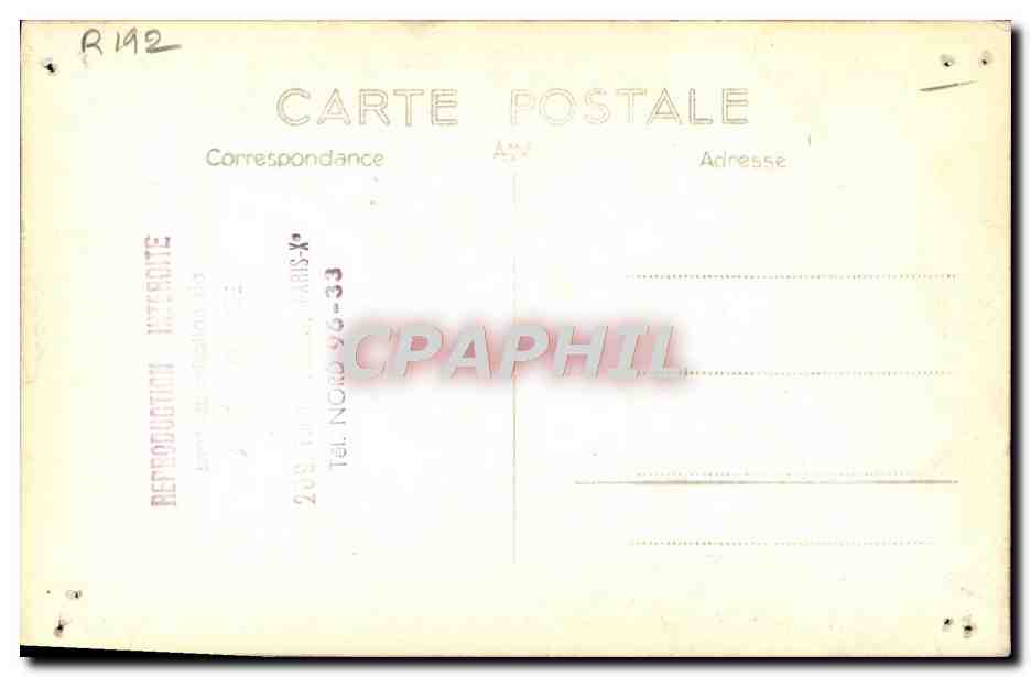 CPA Monsieur Rene Coty President de la Republique Francaise  — Rückseite