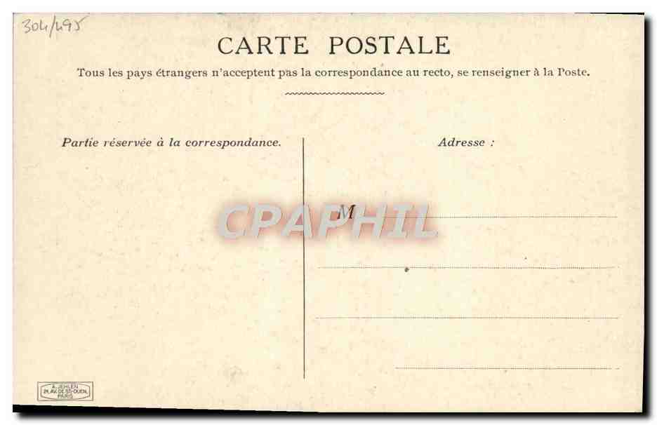 CPA Rene Viviani President du Conseil des Ministres — Rückseite