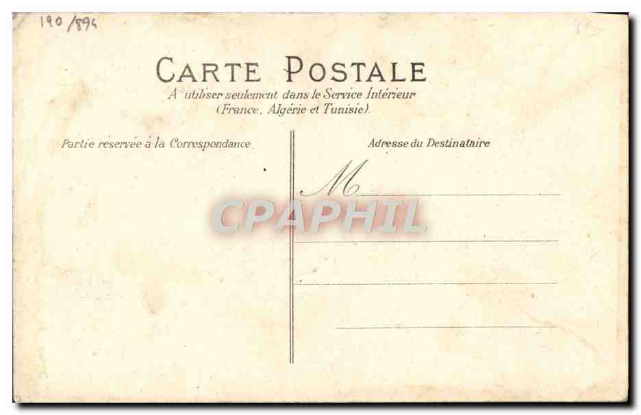 CPA Homme politique — Rückseite